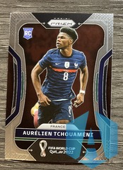 2022 Prizm FIFA World Cup Qatar Soccer Aurelien Tchouameni RC #97